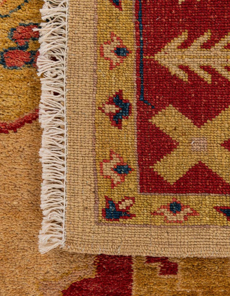 Detail image of  3' 5 x 5' 1  Hand Knotted Ziegler Wool Rug