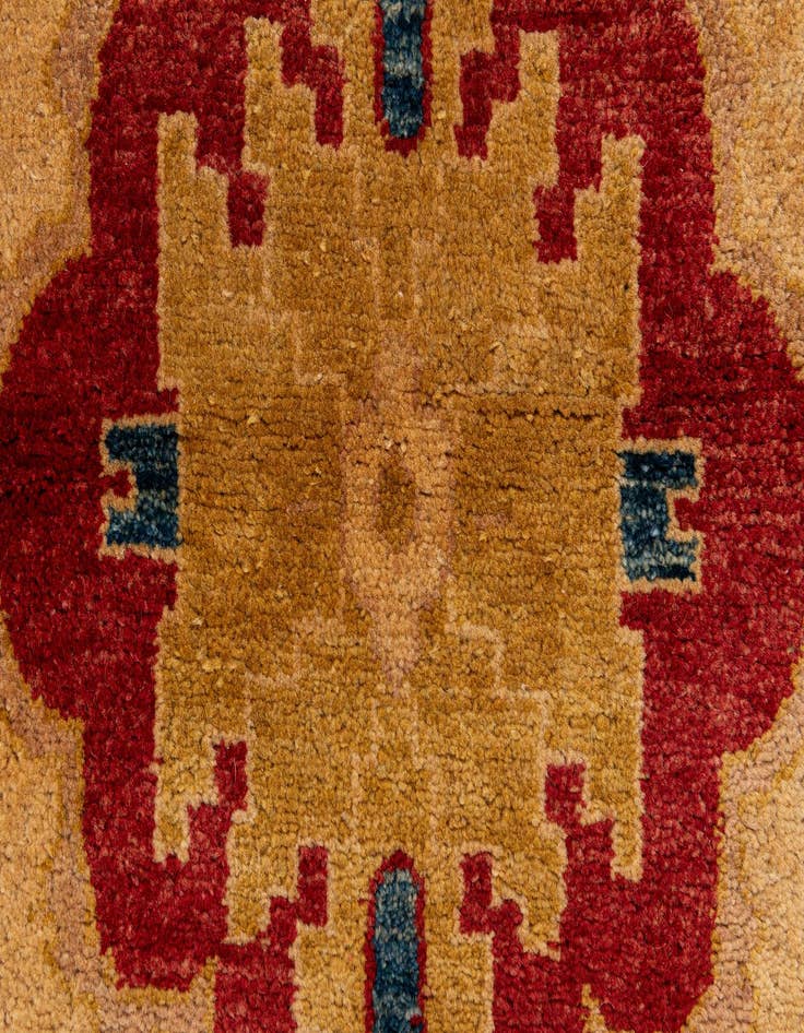 Detail image of  3' 5 x 5' 1  Hand Knotted Ziegler Wool Rug