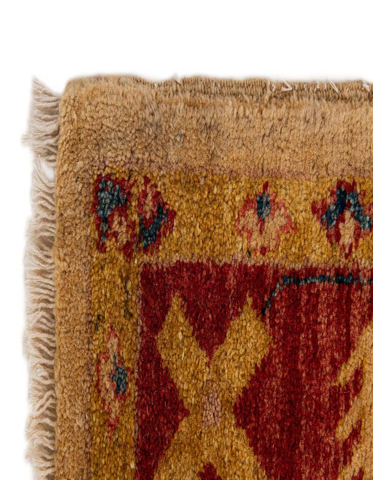 Detail image of  3' 5 x 5' 1  Hand Knotted Ziegler Wool Rug