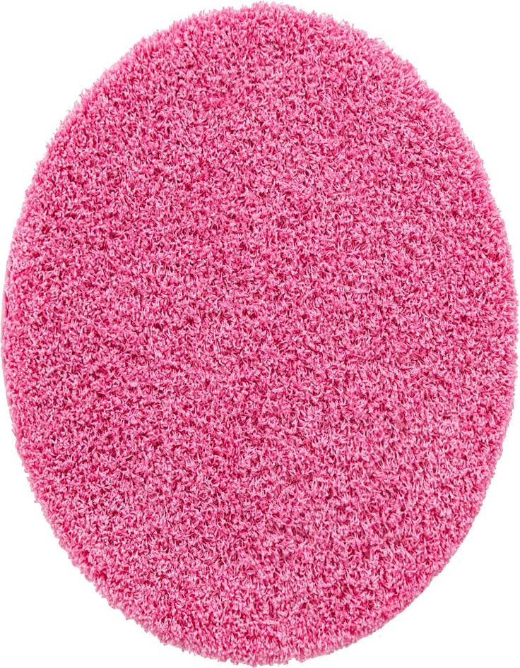 Detail image of  3' x 3' Solid Shag Round Rug