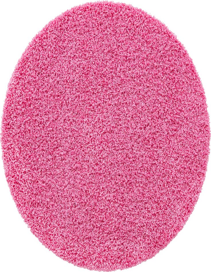Detail image of  4' x 4' Solid Shag Round Rug