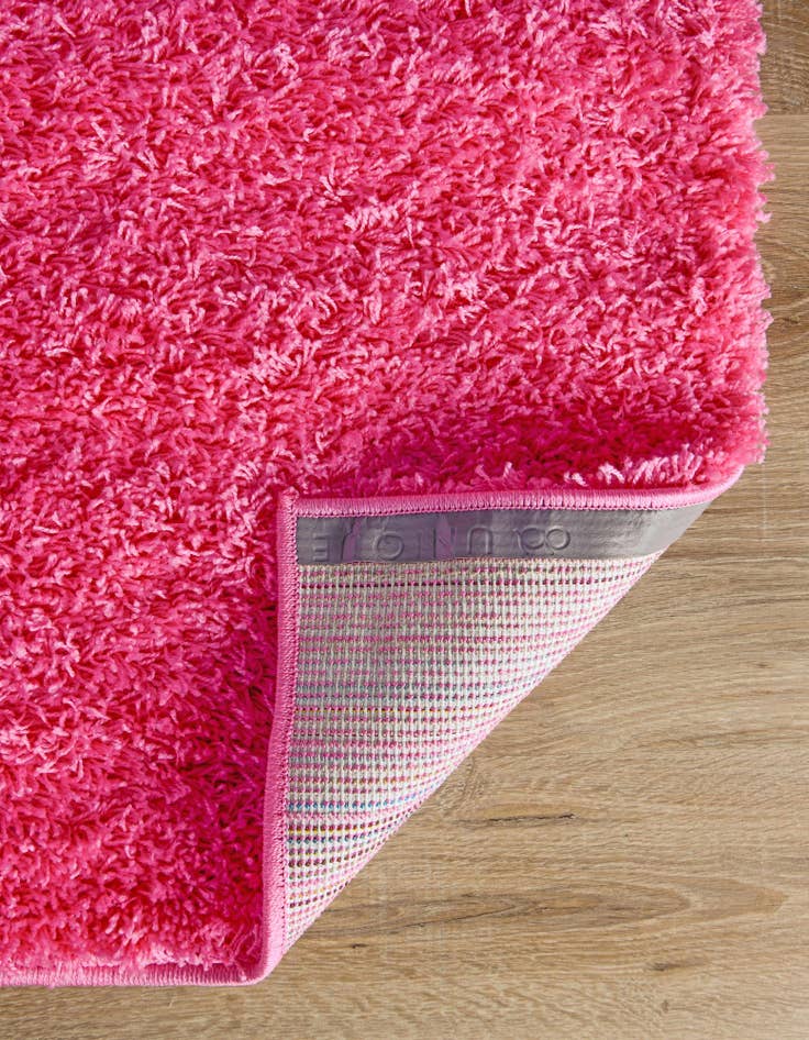 Detail image of  2' x 8' Solid Shag Runner Rug