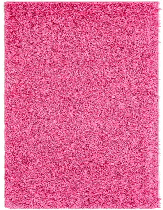 Detail image of  2' x 8' Solid Shag Runner Rug