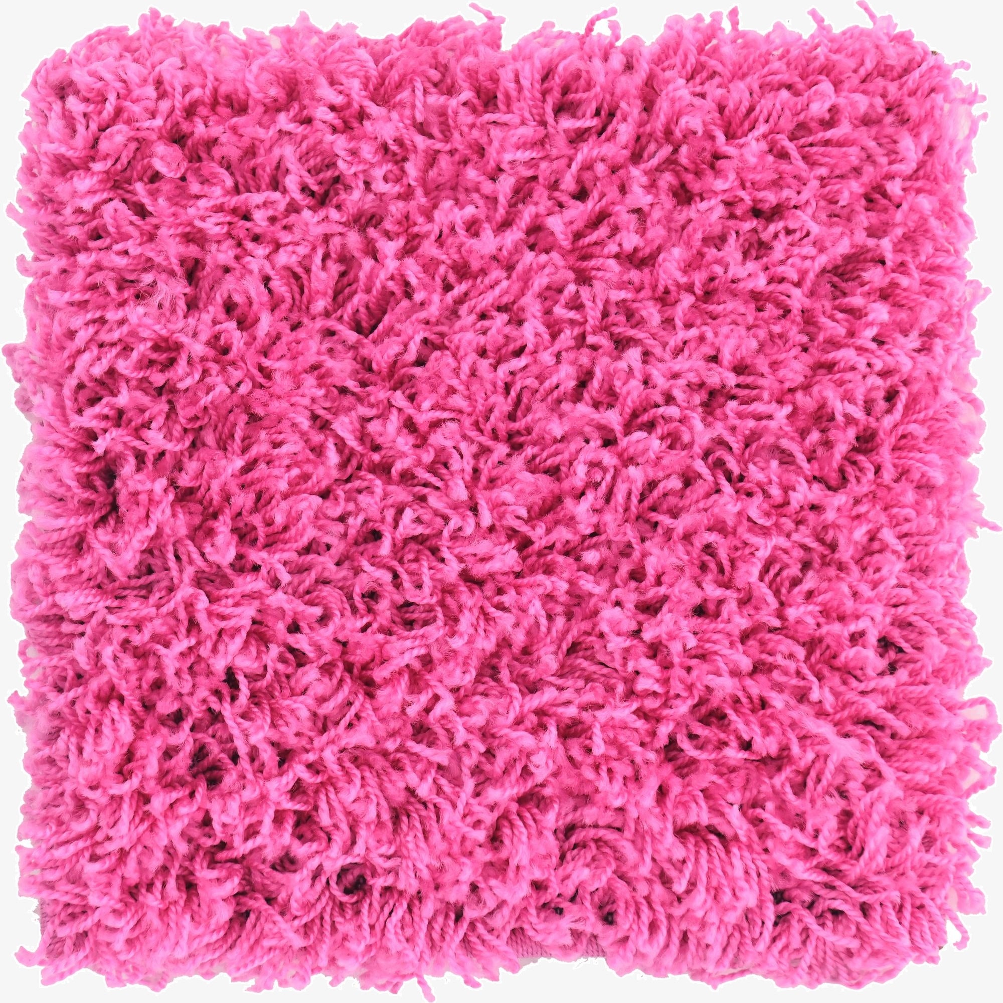  1' x 1' Solid Shag Sample Rug