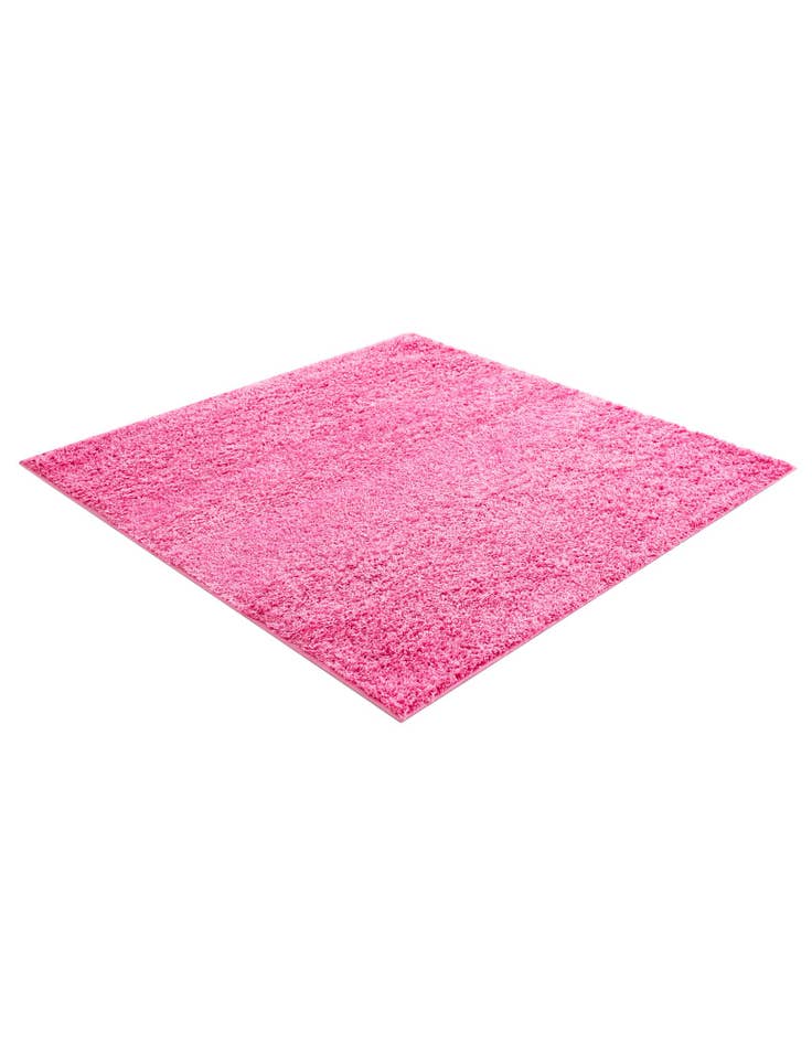 Detail image of  5' 3 x 5' 3 Solid Shag Square Rug