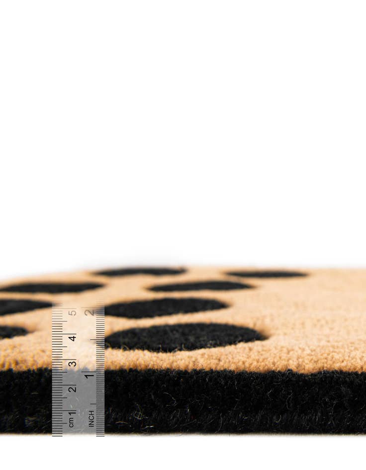 Detail image of  1' 7 x 3' 1 Happy Rugs Boba Tea Wool Freeform