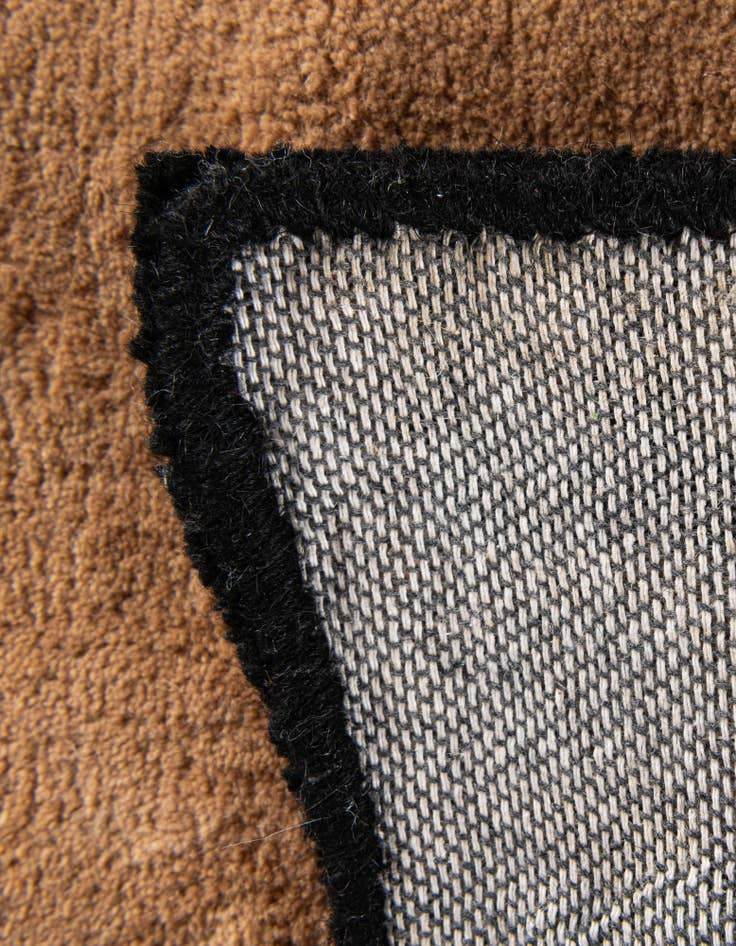 Detail image of  1' 7 x 3' 1 Happy Rugs Boba Tea Wool Freeform