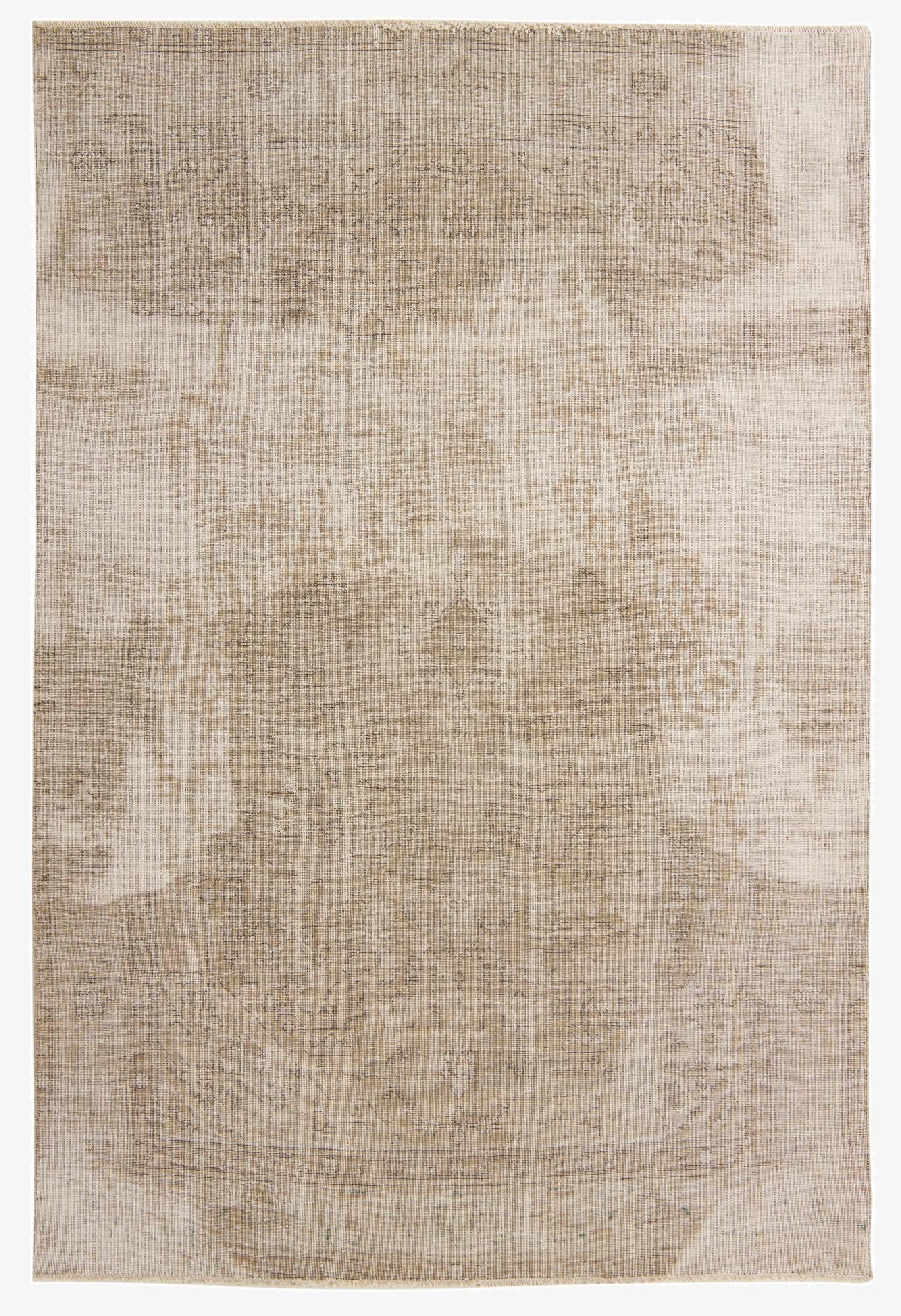  6' 5 x 9' 5  Hand Knotted Ultra Vintage Persian Wool Rug