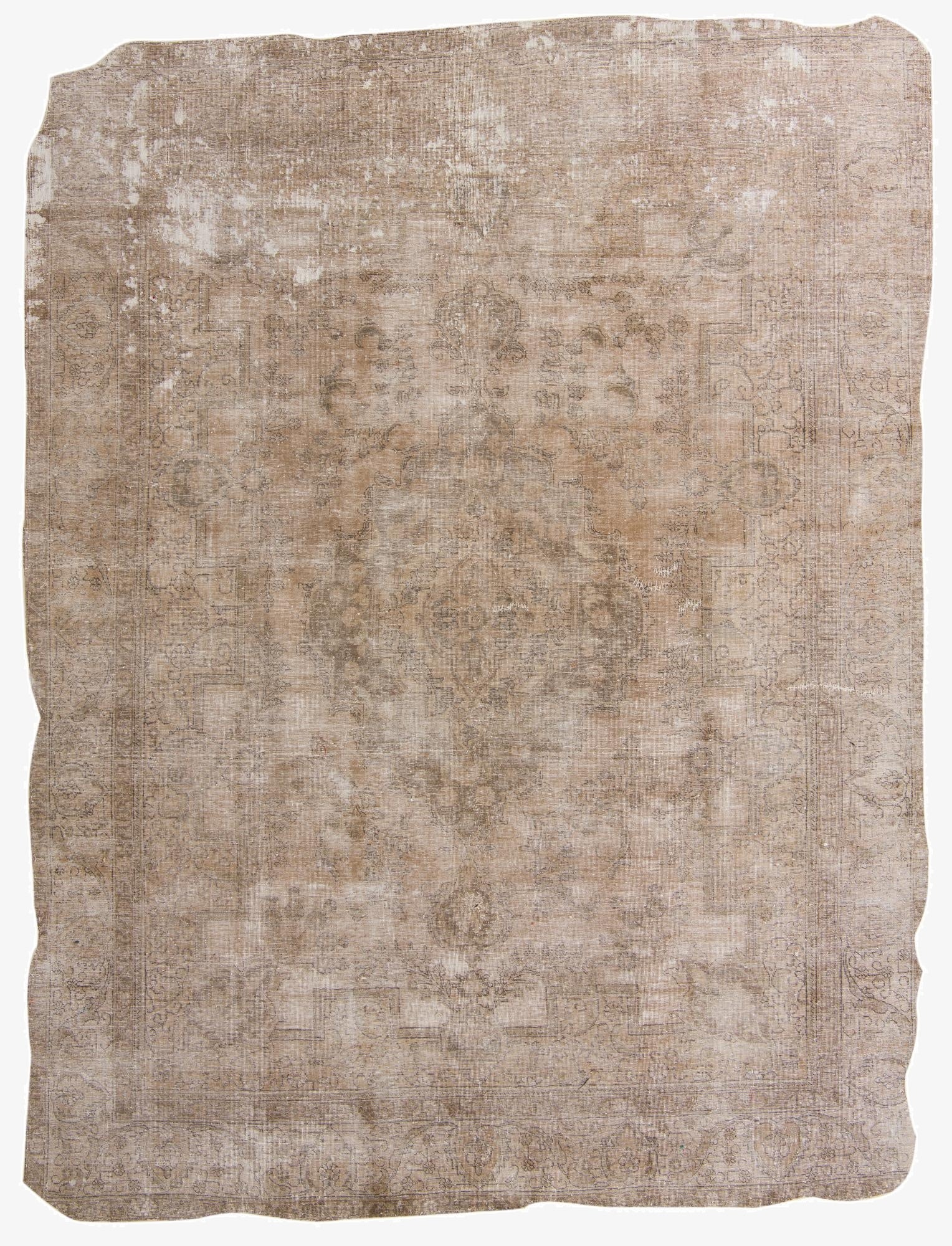  9' 4 x 12' 3  Hand Knotted Ultra Vintage Persian Wool Rug