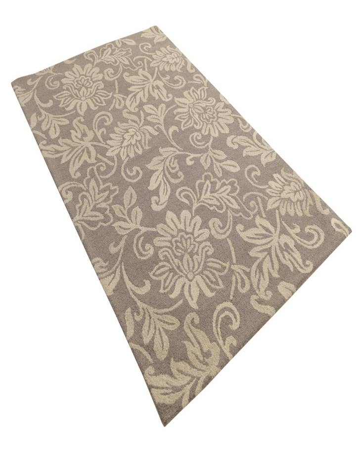 Detail image of  5' 1 x 8' 1 Agra Wool Rug