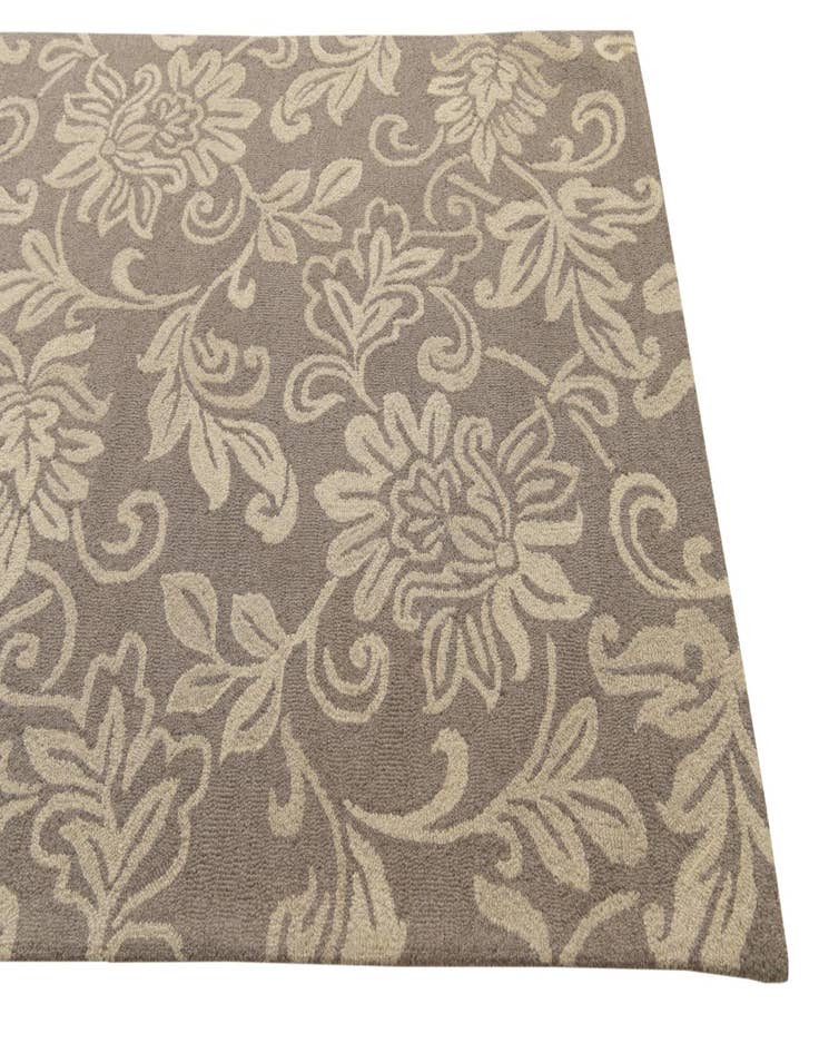 Detail image of  5' 1 x 8' 1 Agra Wool Rug