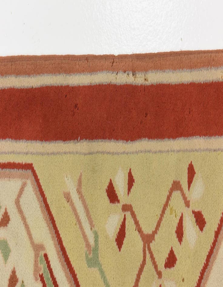 Detail image of  7' 2 x 10' 9  Hand Knotted Anatolian Oriental Wool Rug