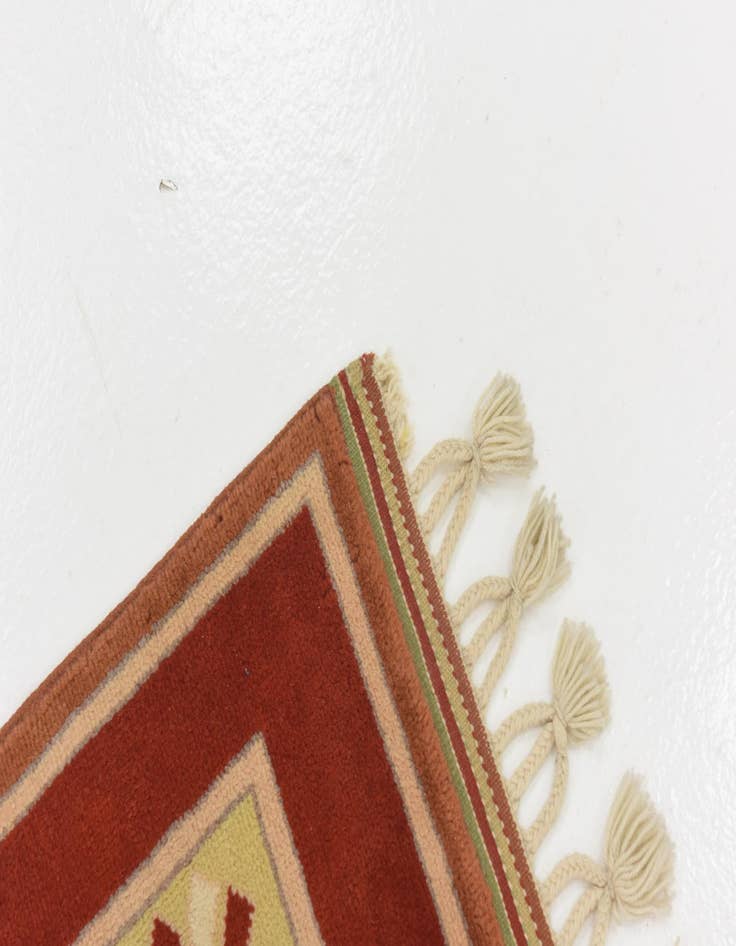 Detail image of  7' 2 x 10' 9  Hand Knotted Anatolian Oriental Wool Rug