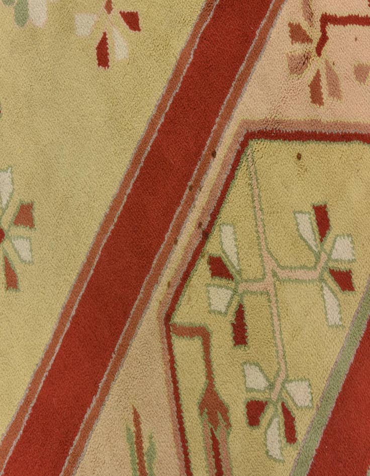 Detail image of  7' 2 x 10' 9  Hand Knotted Anatolian Oriental Wool Rug