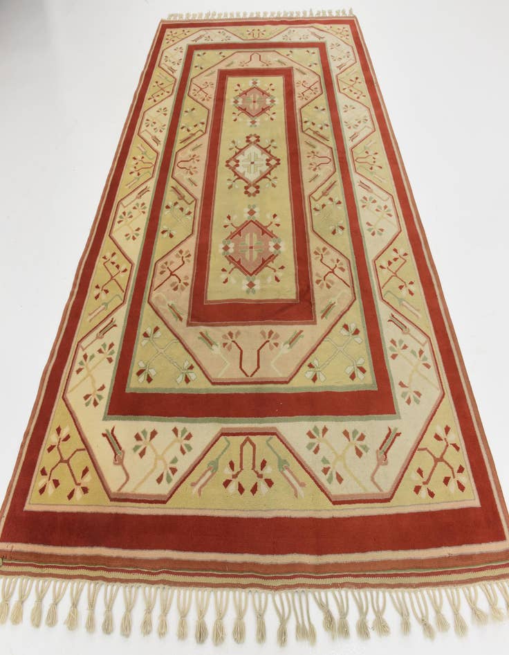 Detail image of  7' 2 x 10' 9  Hand Knotted Anatolian Oriental Wool Rug