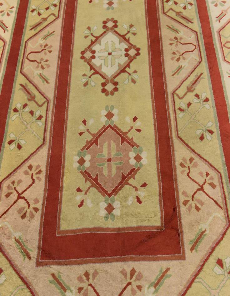 Detail image of  7' 2 x 10' 9  Hand Knotted Anatolian Oriental Wool Rug