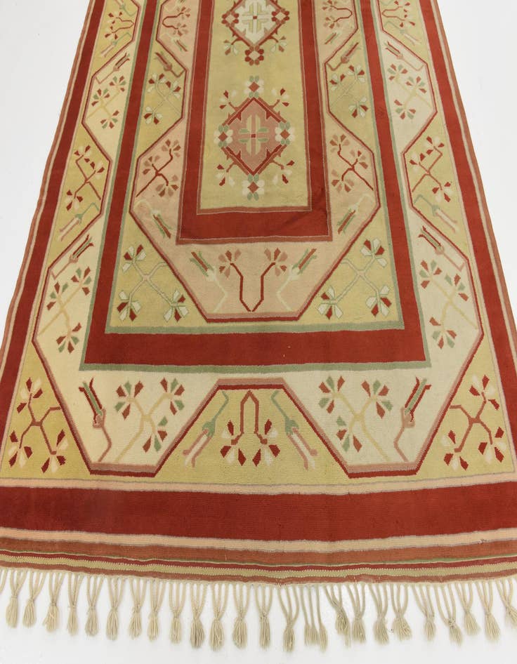 Detail image of  7' 2 x 10' 9  Hand Knotted Anatolian Oriental Wool Rug