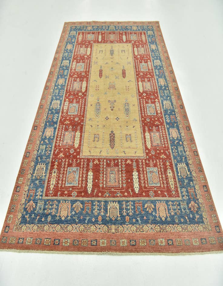 Detail image of  6' 6 x 9' 6  Hand Knotted Ariana Ziegler Rug