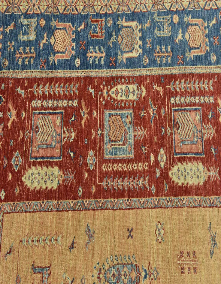 Detail image of  6' 6 x 9' 6  Hand Knotted Ariana Ziegler Rug