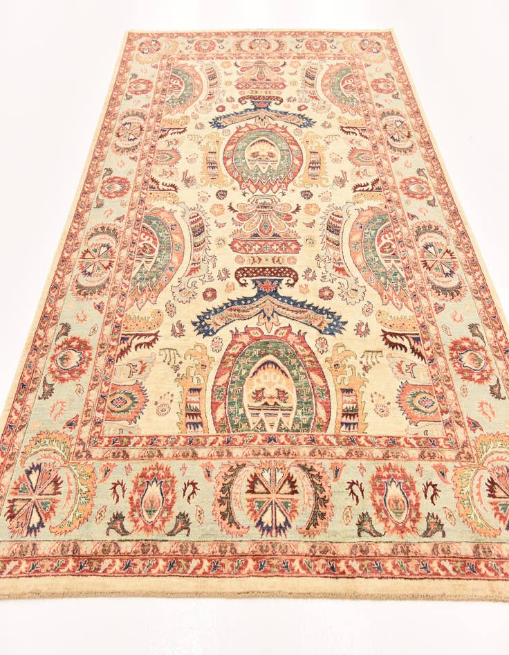 Detail image of  6' 8 x 9' 7  Hand Knotted Ariana Ziegler Rug