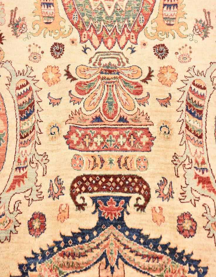 Detail image of  6' 8 x 9' 7  Hand Knotted Ariana Ziegler Rug
