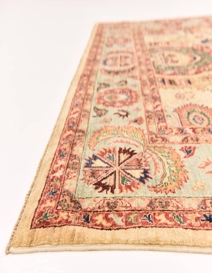 Detail image of  6' 8 x 9' 7  Hand Knotted Ariana Ziegler Rug