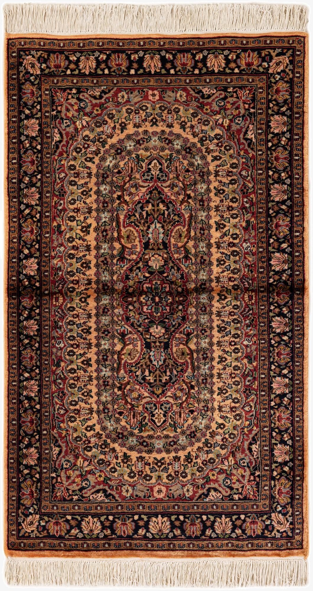  3' 1 x 5' 4  Hand Knotted Bokhara Rug