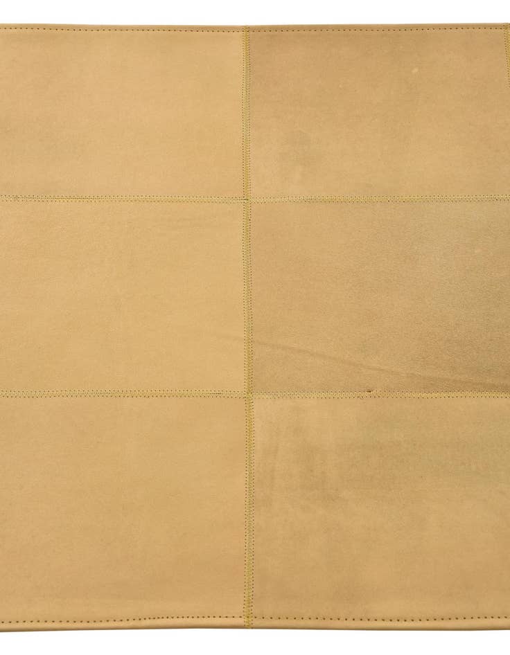 Detail image of  2' 1 x 3' 1 Cowhide Leather Rug