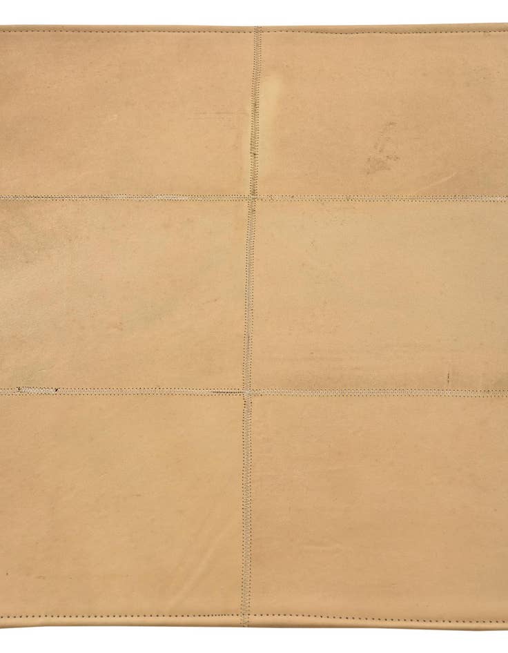 Detail image of  2' 1 x 3' 1 Cowhide Leather Rug