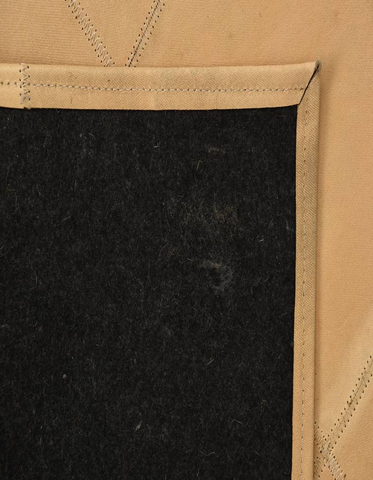 Detail image of  2' 1 x 3' 1 Cowhide Leather Rug