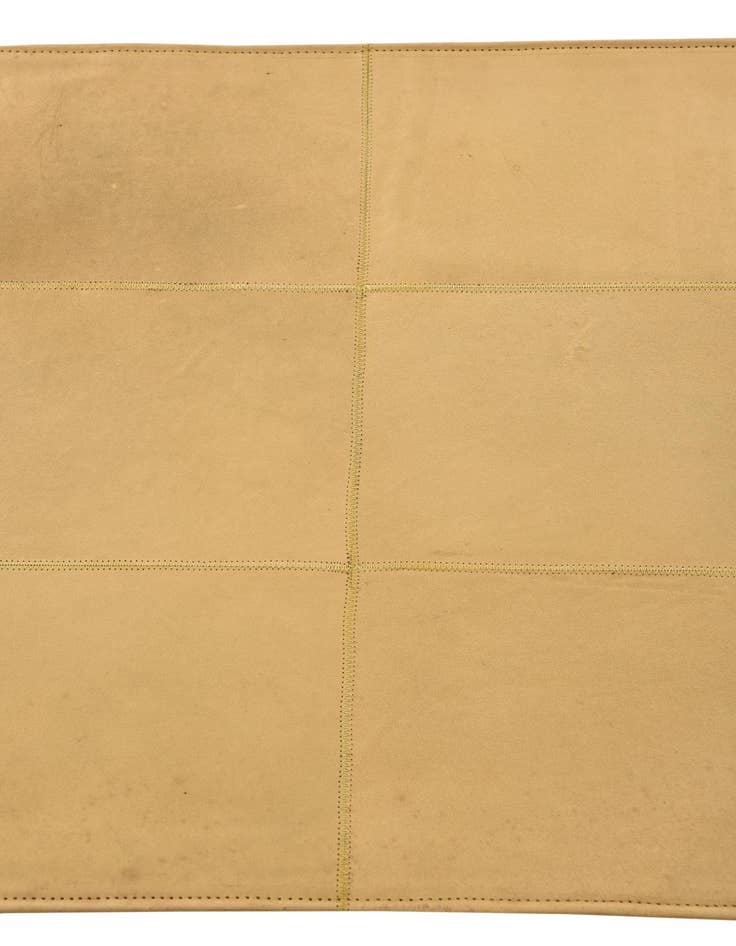 Detail image of  2' 1 x 3' 1 Cowhide Leather Rug