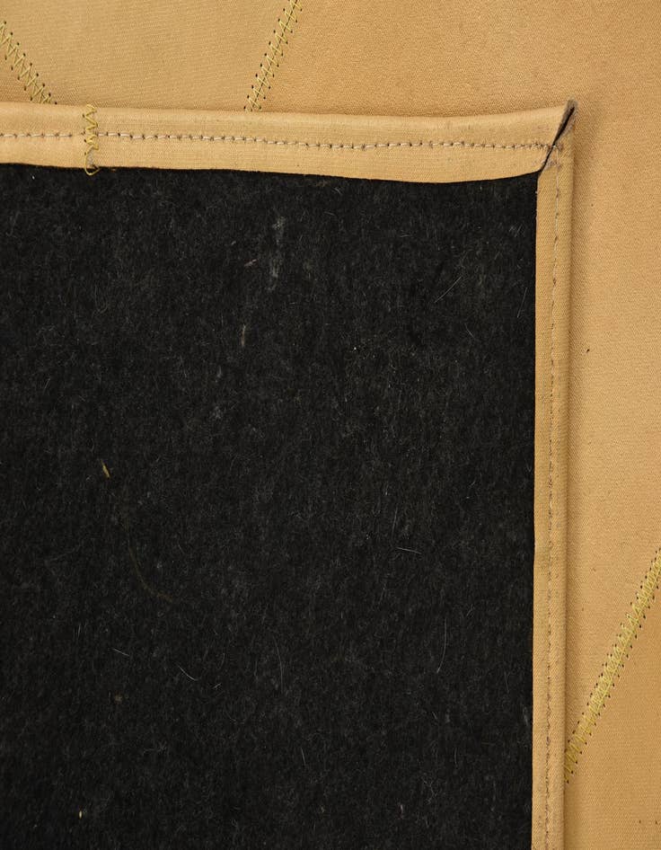 Detail image of  2' 1 x 3' 1 Cowhide Leather Rug