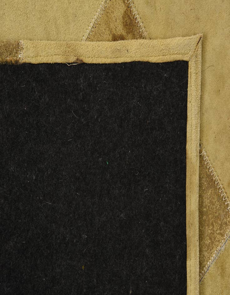 Detail image of  2' 1 x 3' 1 Cowhide Leather Rug