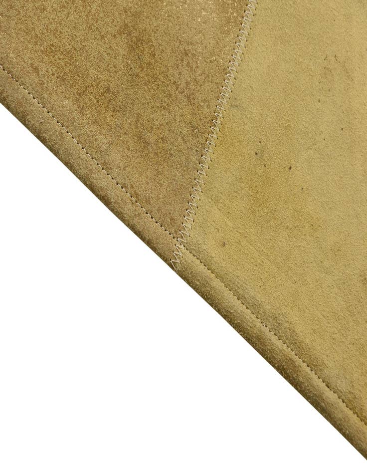 Detail image of  2' 1 x 3' 1 Cowhide Leather Rug