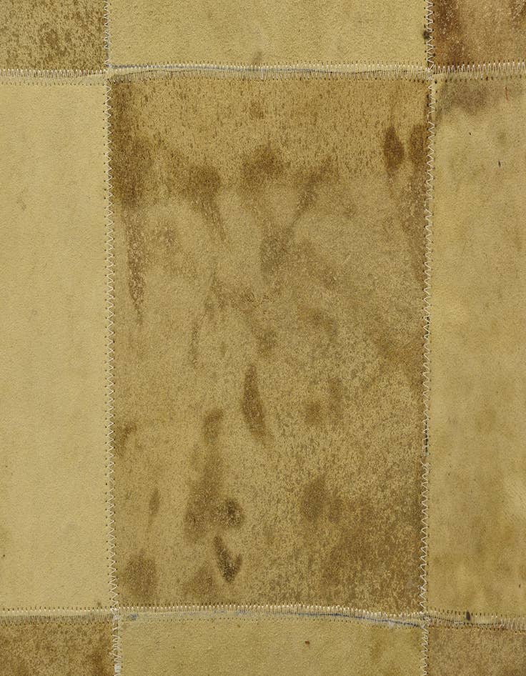 Detail image of  2' 1 x 3' 1 Cowhide Leather Rug