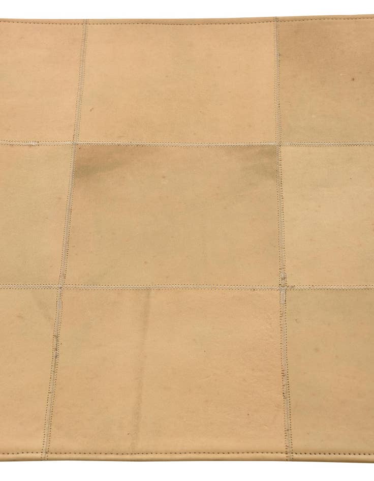 Detail image of  2' 1 x 3' 1 Cowhide Leather Rug