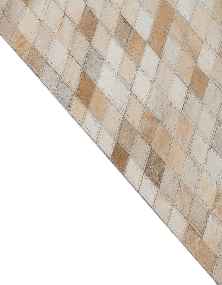 Detail image of  8' x 10' Cowhide Leather Rug