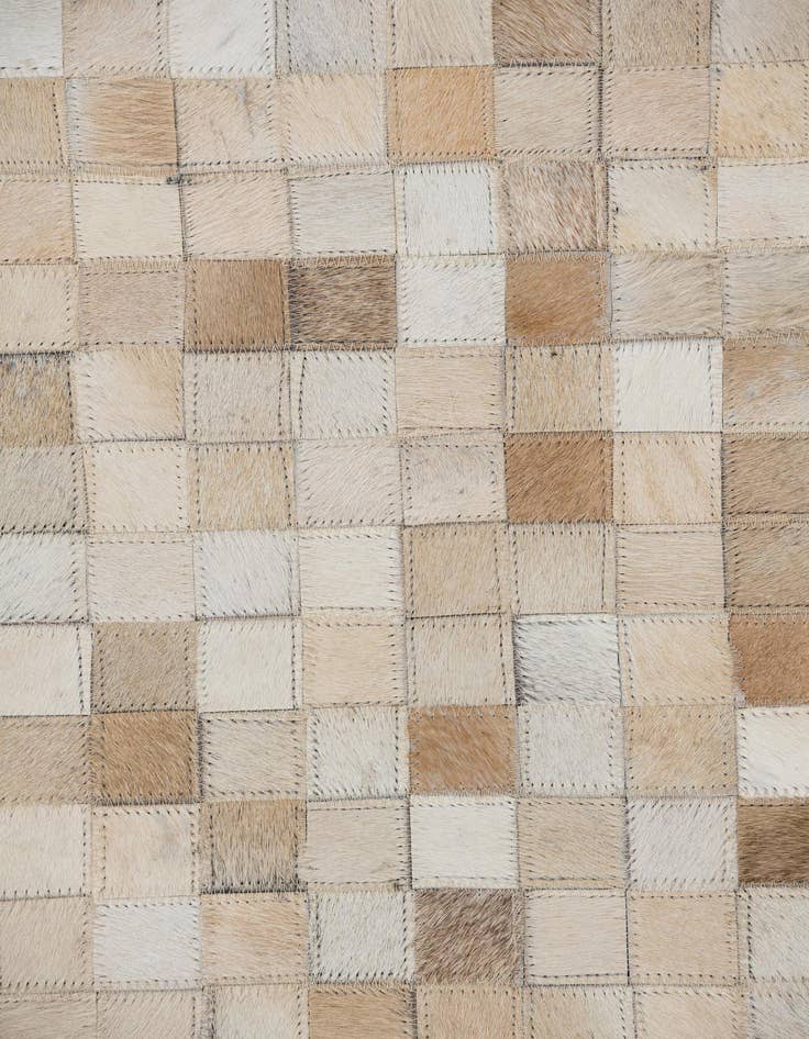 Detail image of  8' x 10' Cowhide Leather Rug