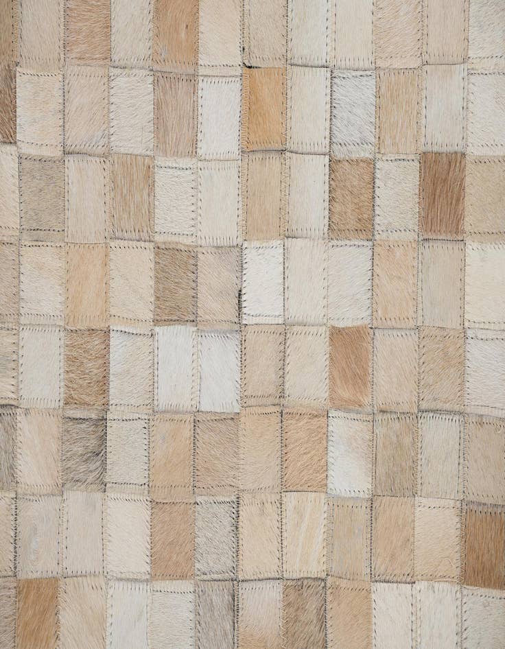 Detail image of  8' x 10' Cowhide Leather Rug