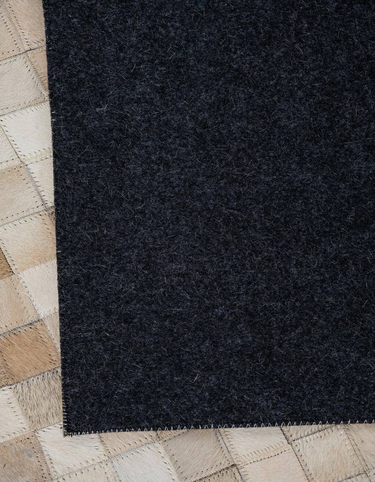 Detail image of  8' x 10' Cowhide Leather Rug