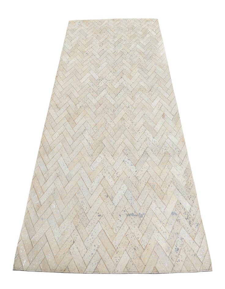 Detail image of  5' x 7' 9 Cowhide Leather Rug