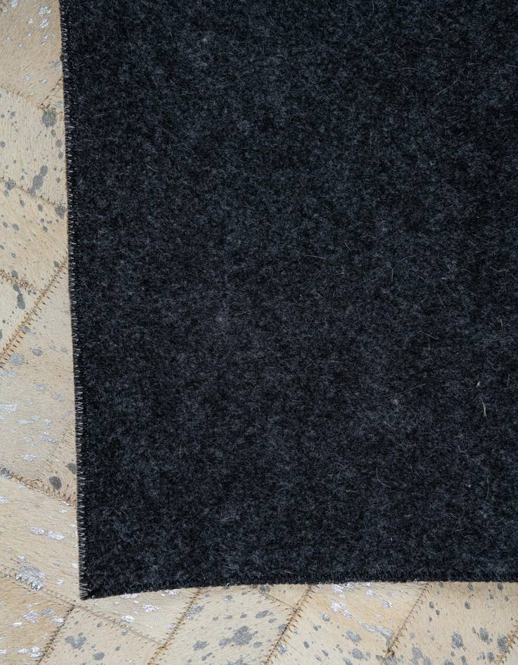 Detail image of  5' x 7' 9 Cowhide Leather Rug