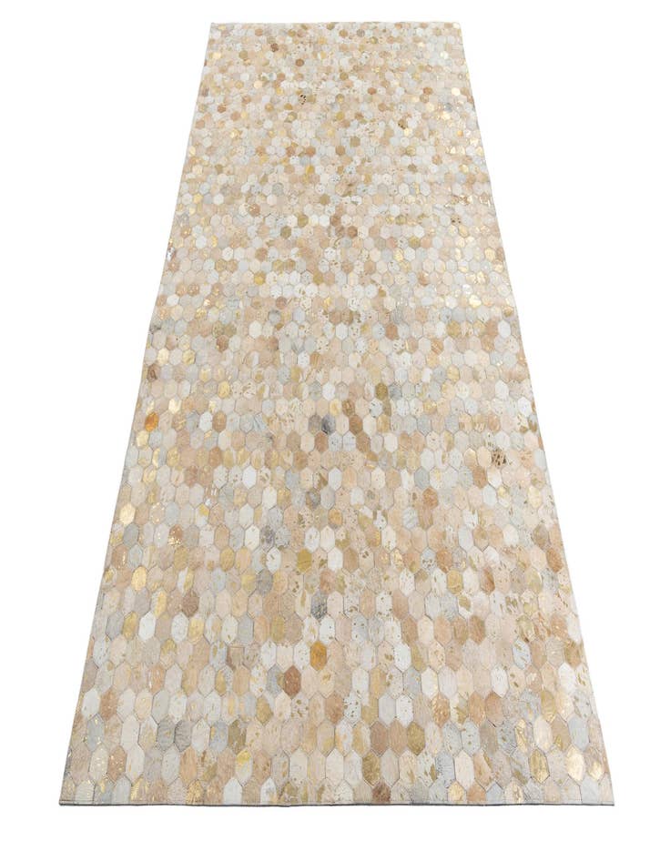 Detail image of  5' x 8' Cowhide Leather Rug