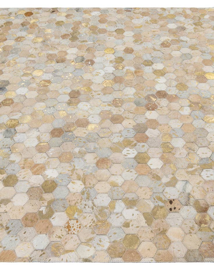 Detail image of  5' x 8' Cowhide Leather Rug