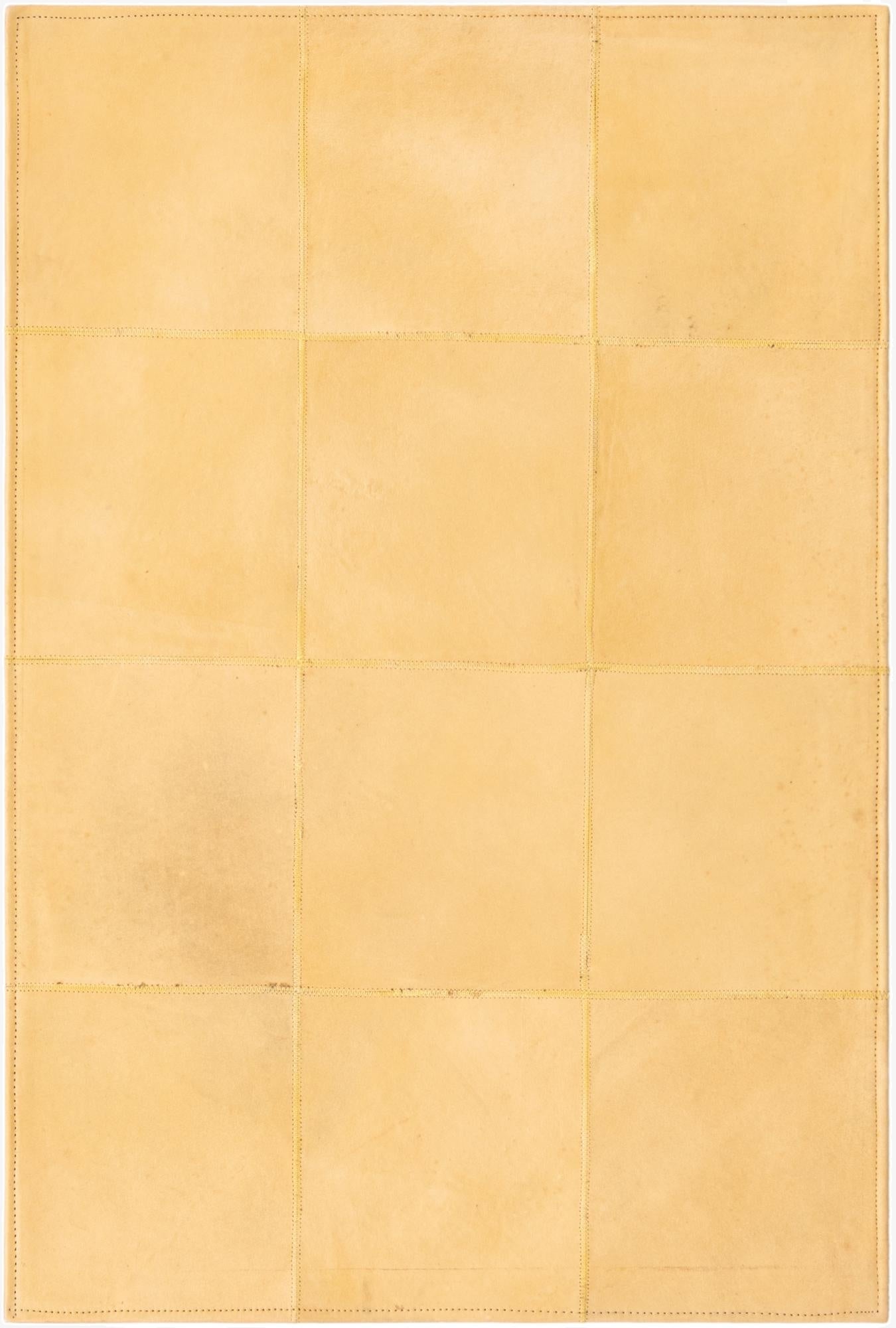  2' 1 x 3' 1 Cowhide Leather Rug