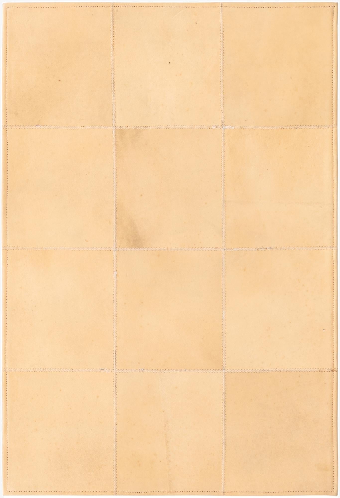  2' 1 x 3' 1 Cowhide Leather Rug