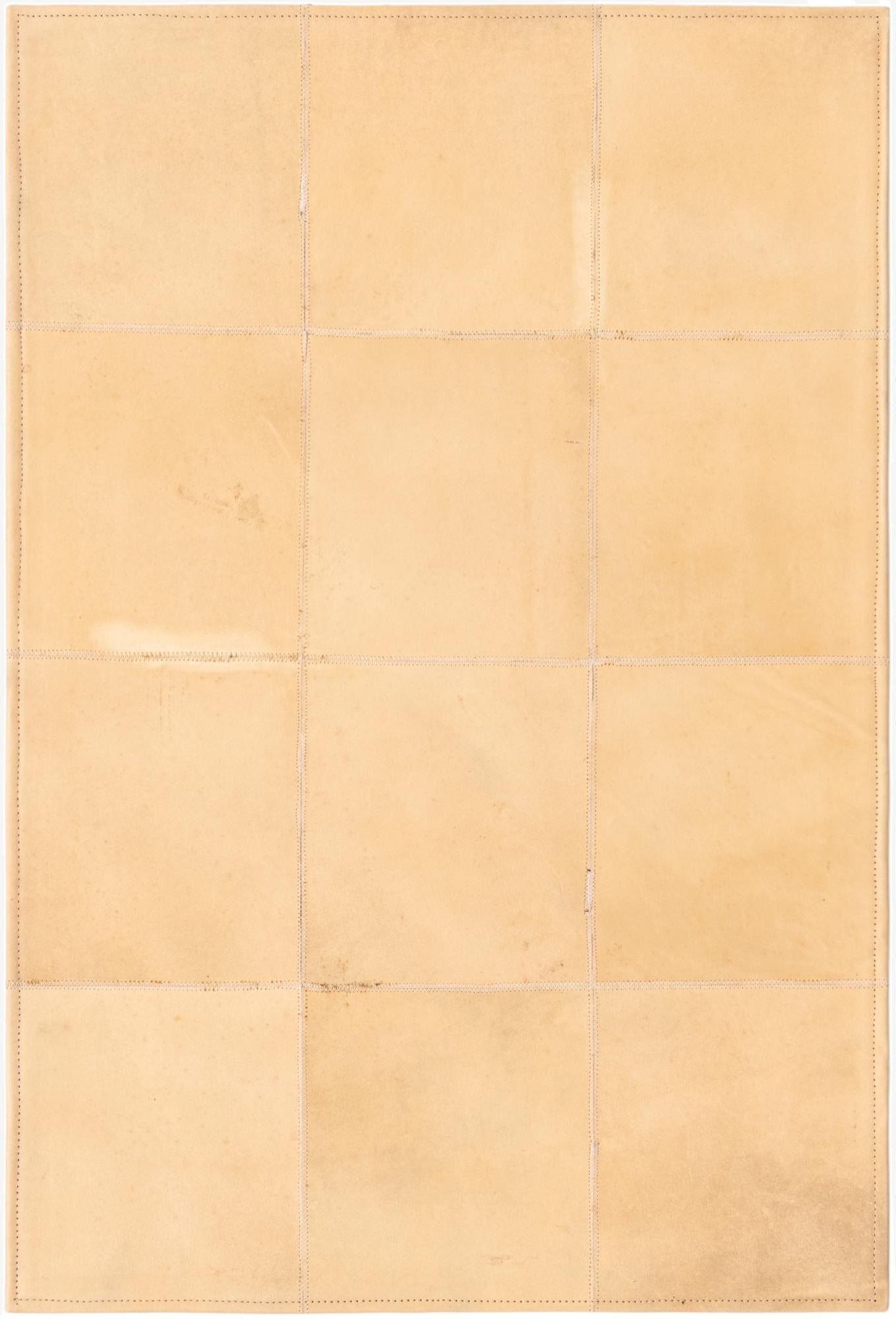  2' 1 x 3' 1 Cowhide Leather Rug