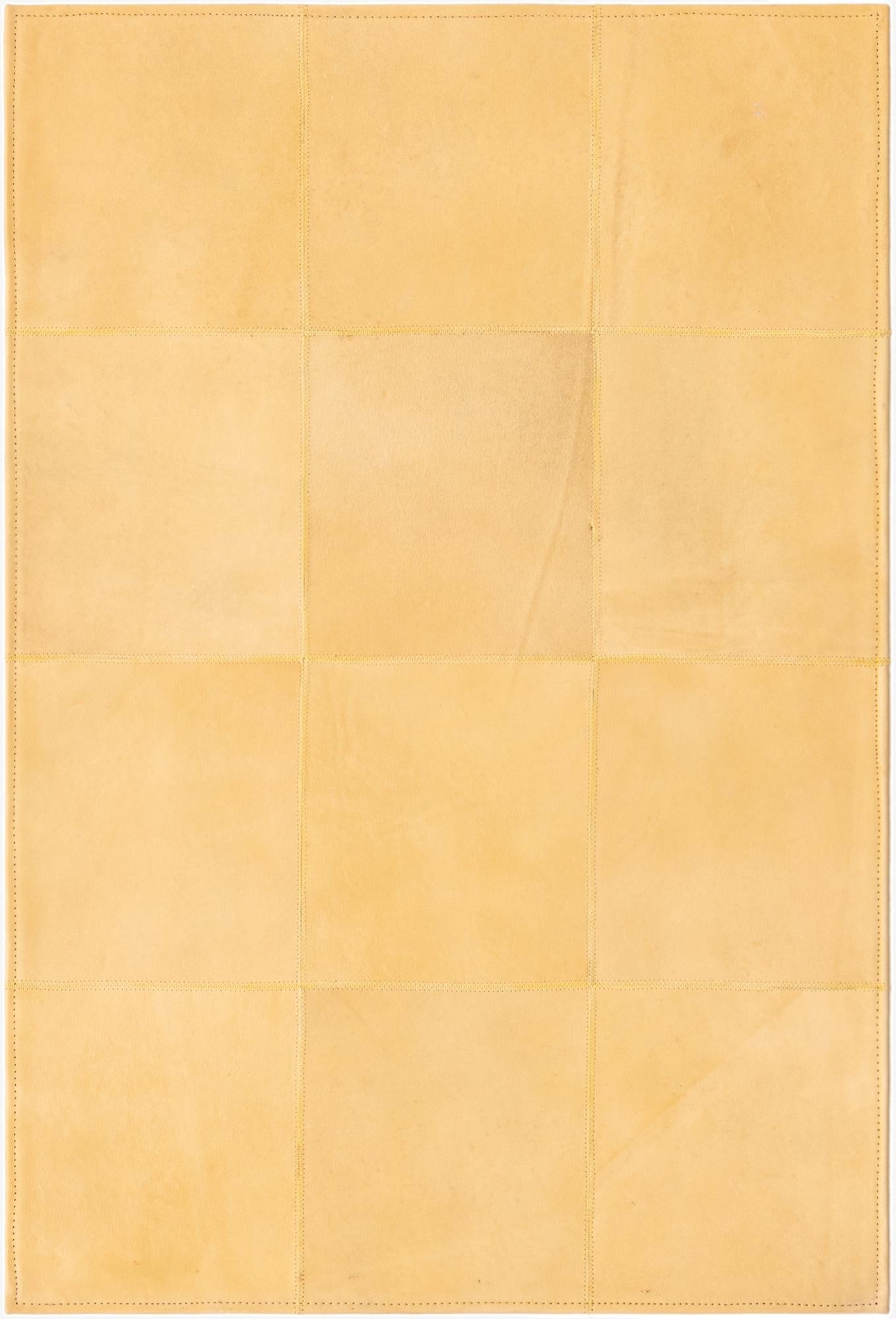  2' 1 x 3' 1 Cowhide Leather Rug