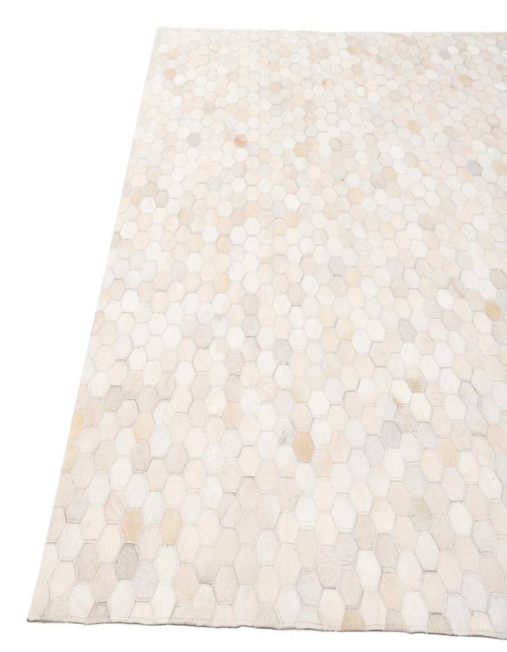 Detail image of  5' x 7' 8 Cowhide Stocks Rug