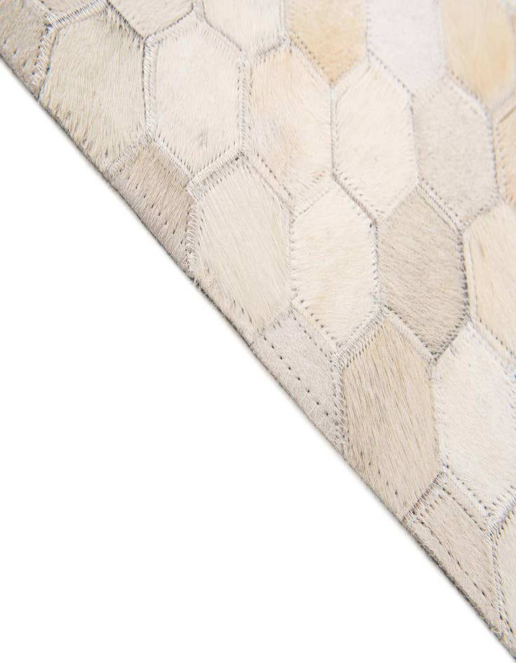 Detail image of  5' x 7' 8 Cowhide Stocks Rug